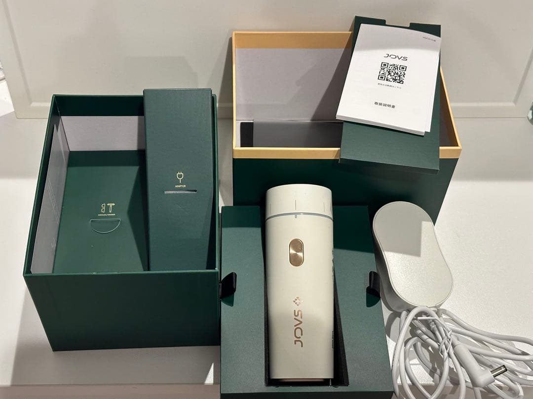 【使用済】JOVS 脱毛器 本体 ホワイト