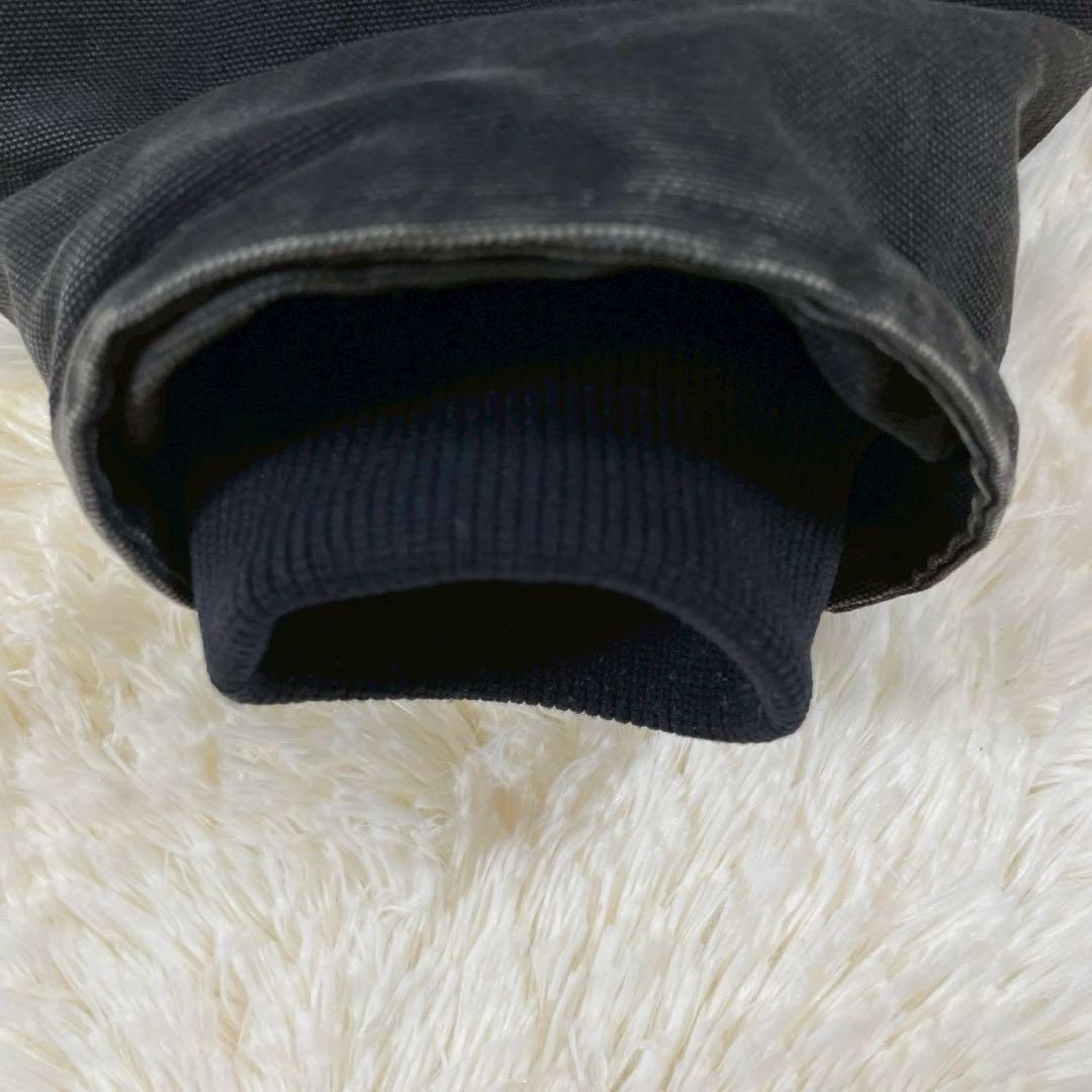 00s カーハート ダックジャケット 裏ボア メキシコ製 ブラック 黒 2XL