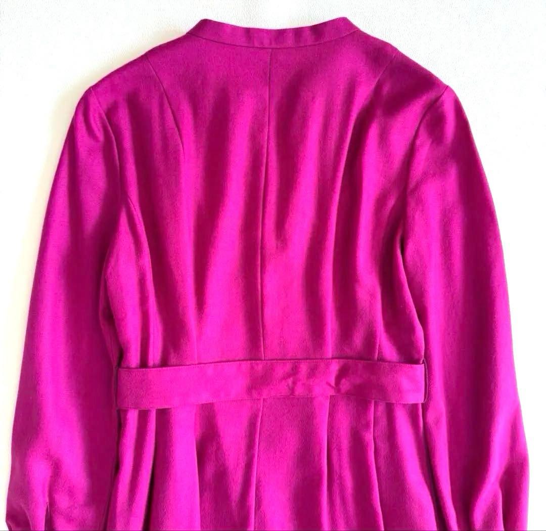 アナイ ソフトアムンゼン　タックフレアワンピース　ピンク　ネット完売商