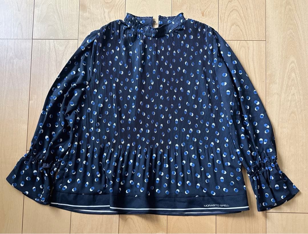 MORABITO SPELL スクエアドット ブラウス シャツ プルオーバー
