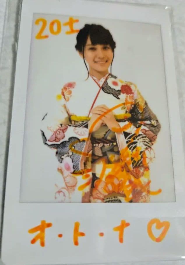 楠木ともり　直筆サイン入りチェキ