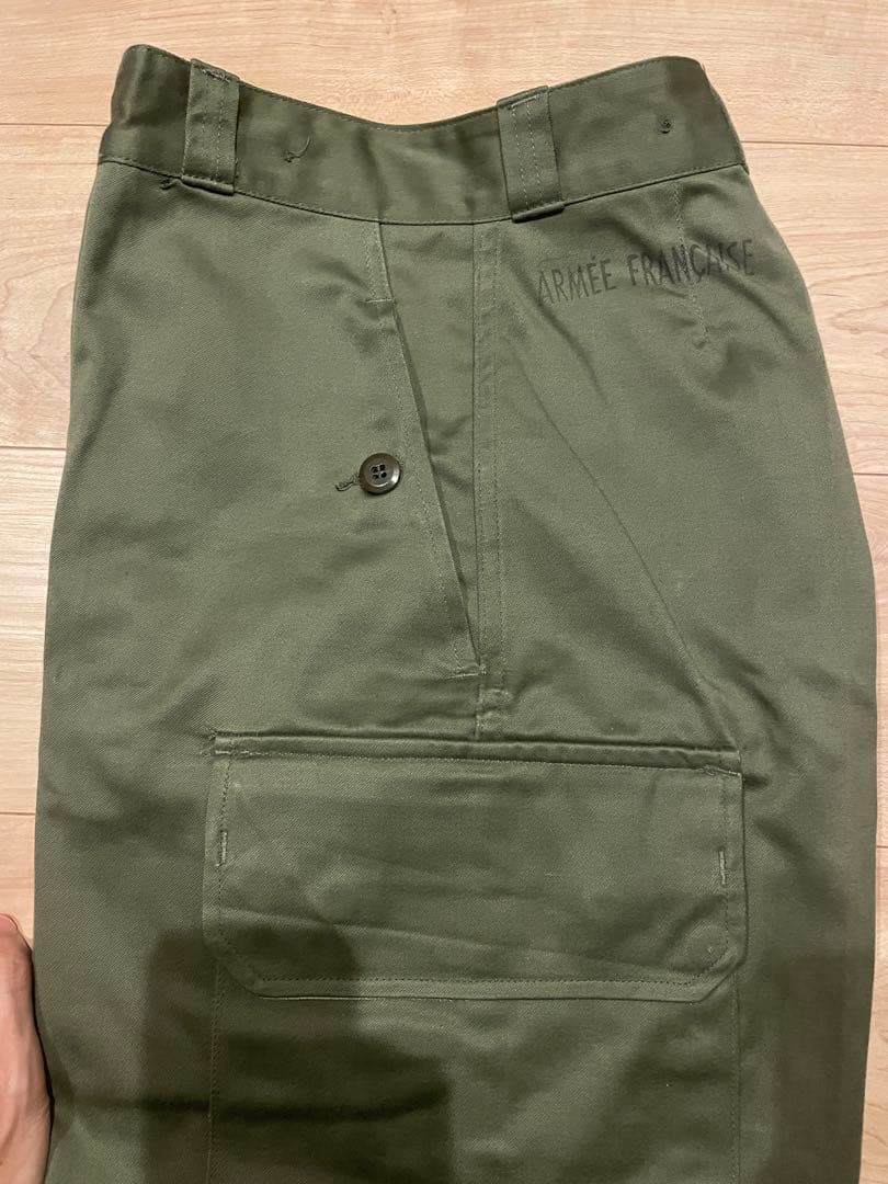 フランス陸軍パンツ 1977年製 オリーブグリーン デッドストック