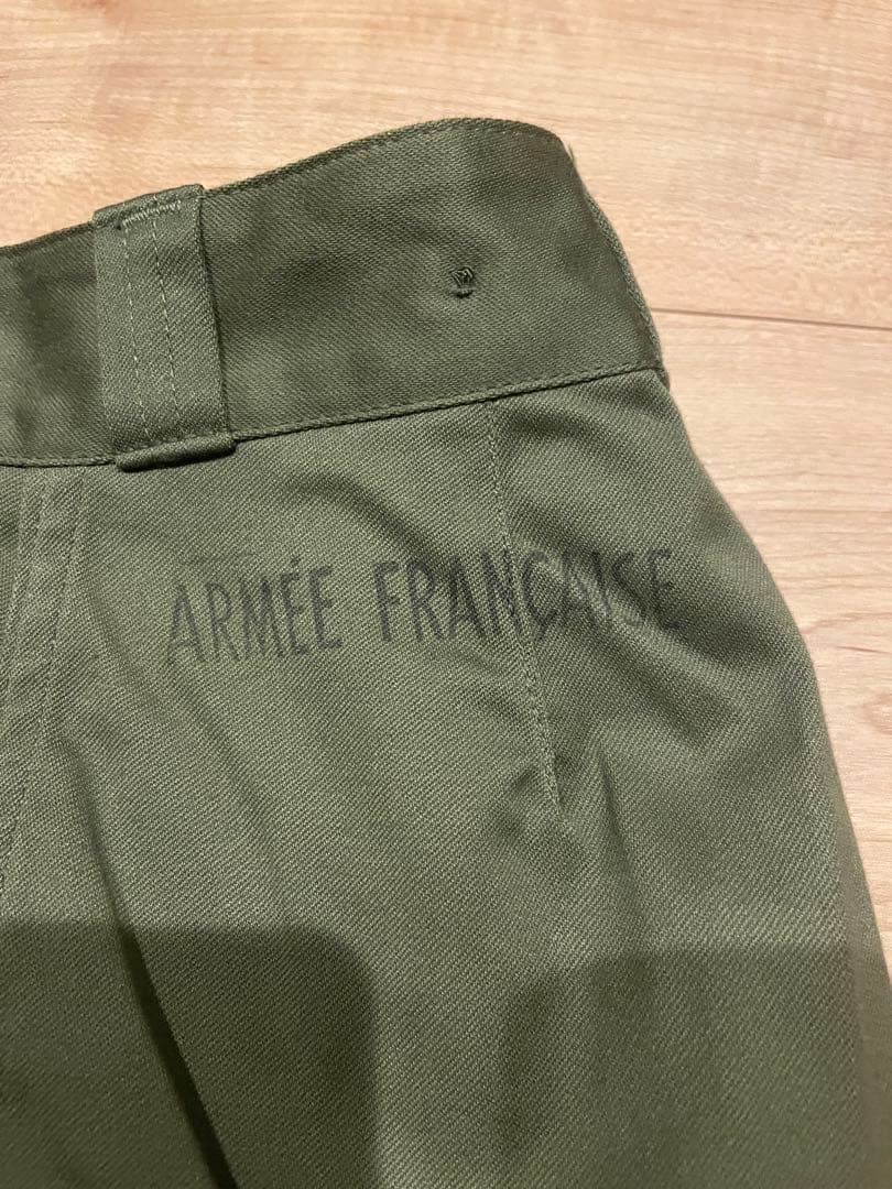フランス陸軍パンツ 1977年製 オリーブグリーン デッドストック