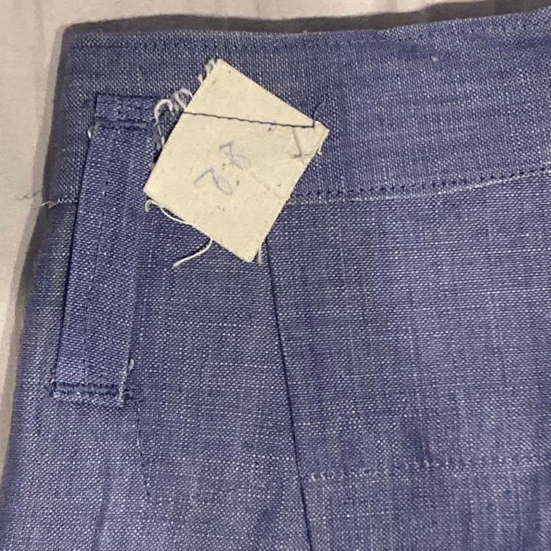 60s フランス軍 ラミーリネンパンツ デッドストック！