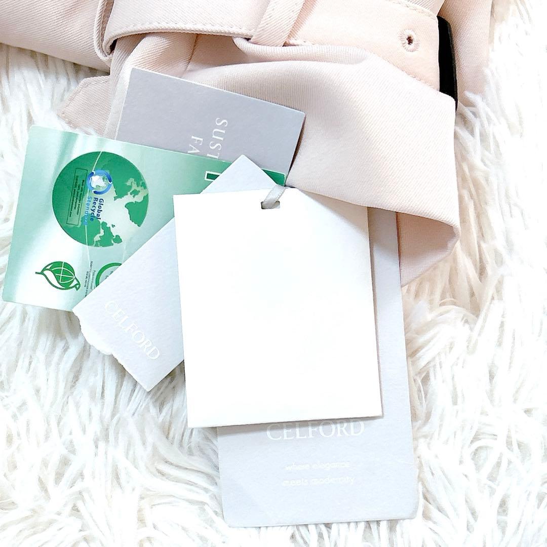 新品タグ付✨セルフォード キャンディースリーブ ショート トレンチジャケット