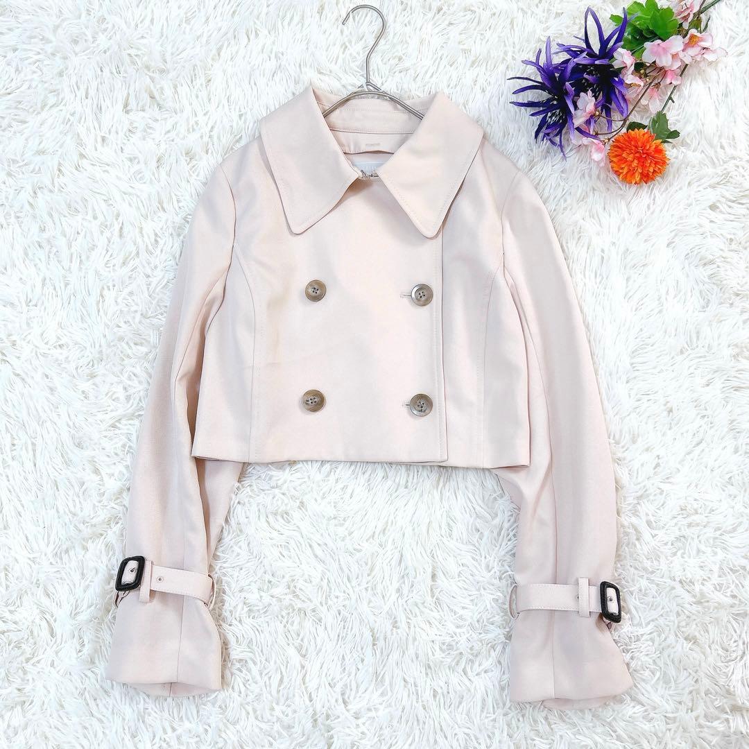 新品タグ付✨セルフォード キャンディースリーブ ショート トレンチジャケット