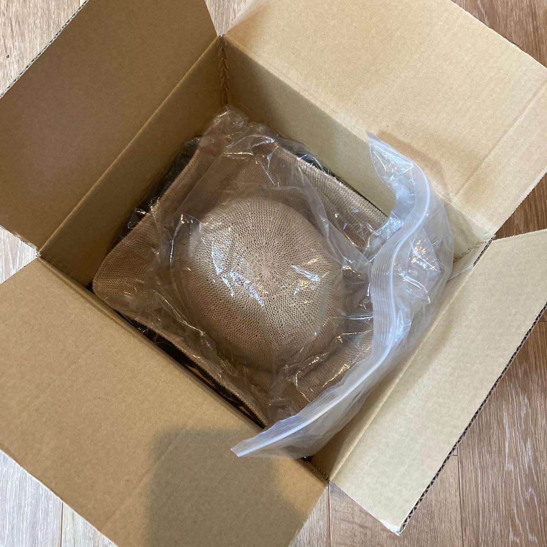 美品★サンバリア100 リネンサーモハット　ベージュ UV カット　帽子