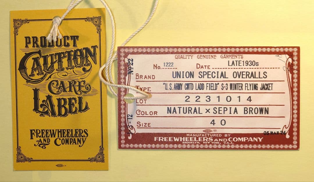 フリーホイーラーズ　S-3 ウインターフライングJKT カスタム Size40