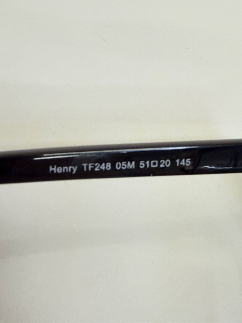 TOM FORD Henry TF248 05Mサーモント ブルーグラデーション