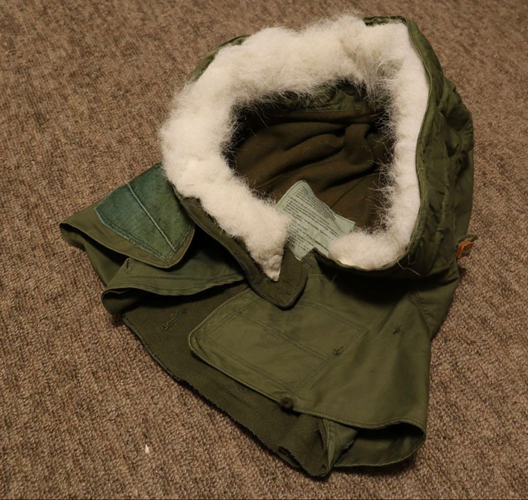 ステンシル入り 米軍実物 M-65 フィッシュテール用 フード 1984年