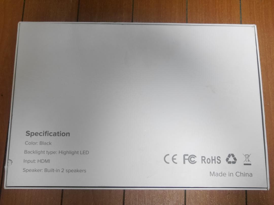 4Kモバイルモニター 15.6インチ　ブラック　ポータブル