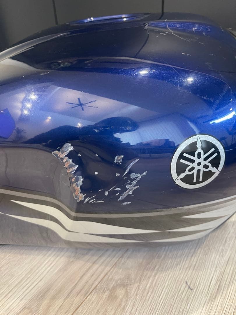 XJR400R純正外装　ガソリンタンク　テールカウル YAMAHA ブルー 青