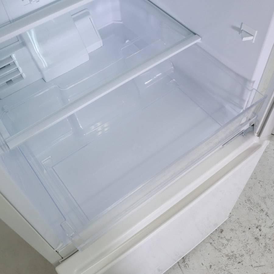 22年製 アクア 201L 2ドア 冷蔵庫 AQR-20N(W) 右開き ミルク