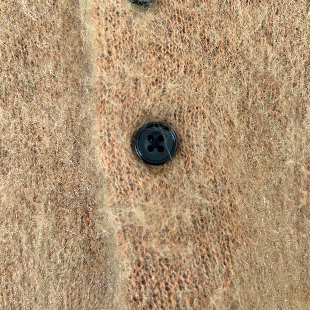 【モヘヤ混】Beams+ ニットポロシャツ　マルチカラー　美品　即完売　希少