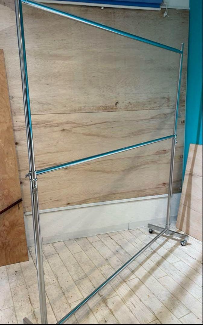 業務用 2段ハンガーラック 幅150cm