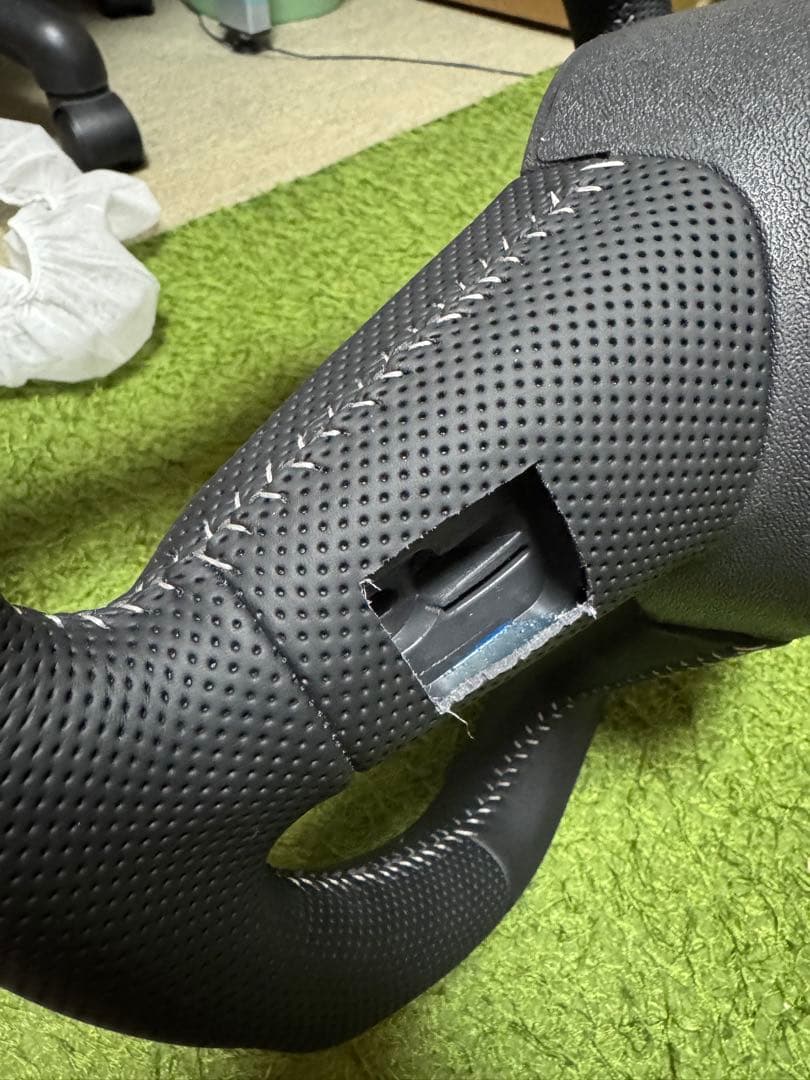 8WアウディA4Sライン用フラットボトムステアリング