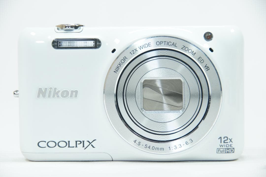 【美品／動作確認済】Nikon COOLPIX S6600 デジタルカメラ 白