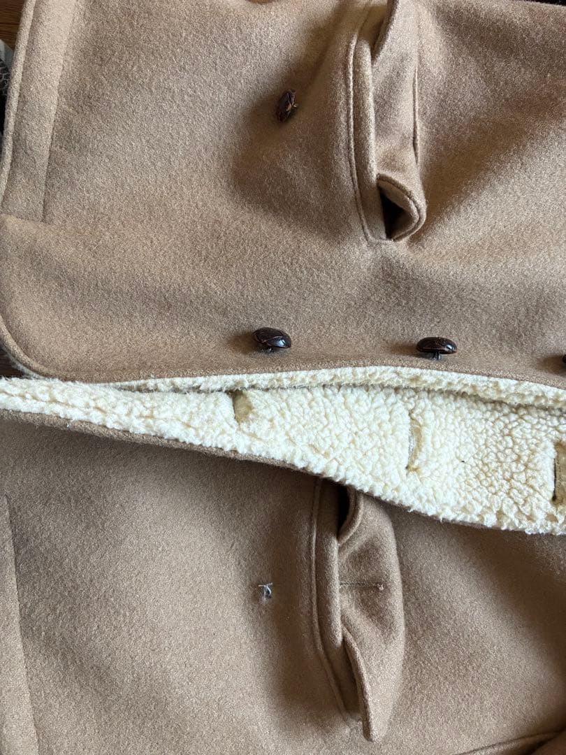 Schott ショット　ボア　ランチコート　ウール　メルトン　胡桃ボタン