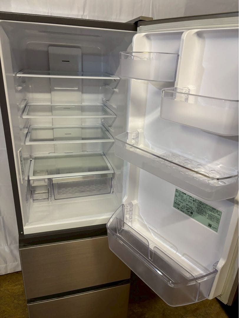 日立 3ドア冷蔵庫 R-V32NV 2021年製315L