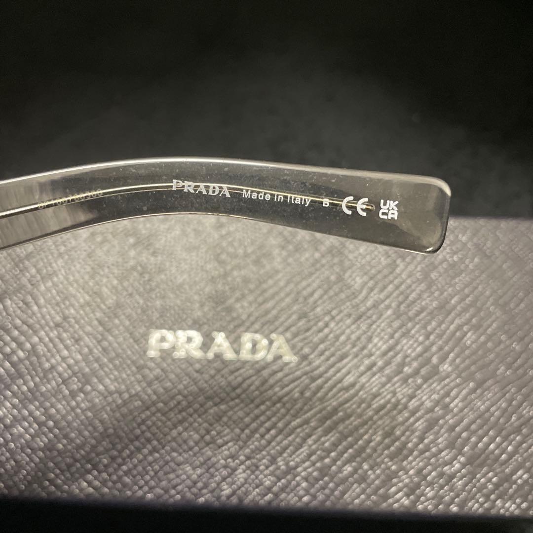 【早い者勝ち】希少カラー　クリア PRADA プラダ スクエアサングラス　y2k