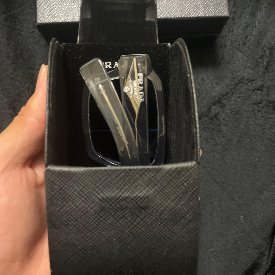 【早い者勝ち】希少カラー　クリア PRADA プラダ スクエアサングラス　y2k