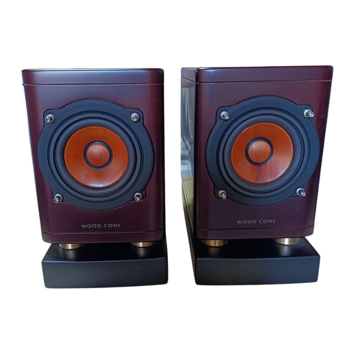 JVC ウッドコーン スピーカー sp-exn1　専用スピーカー台付きセット