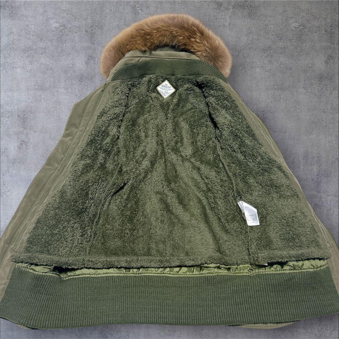 SLY モッズコート カーキ N3B ラクーンファー Y2K ギミック グランジ