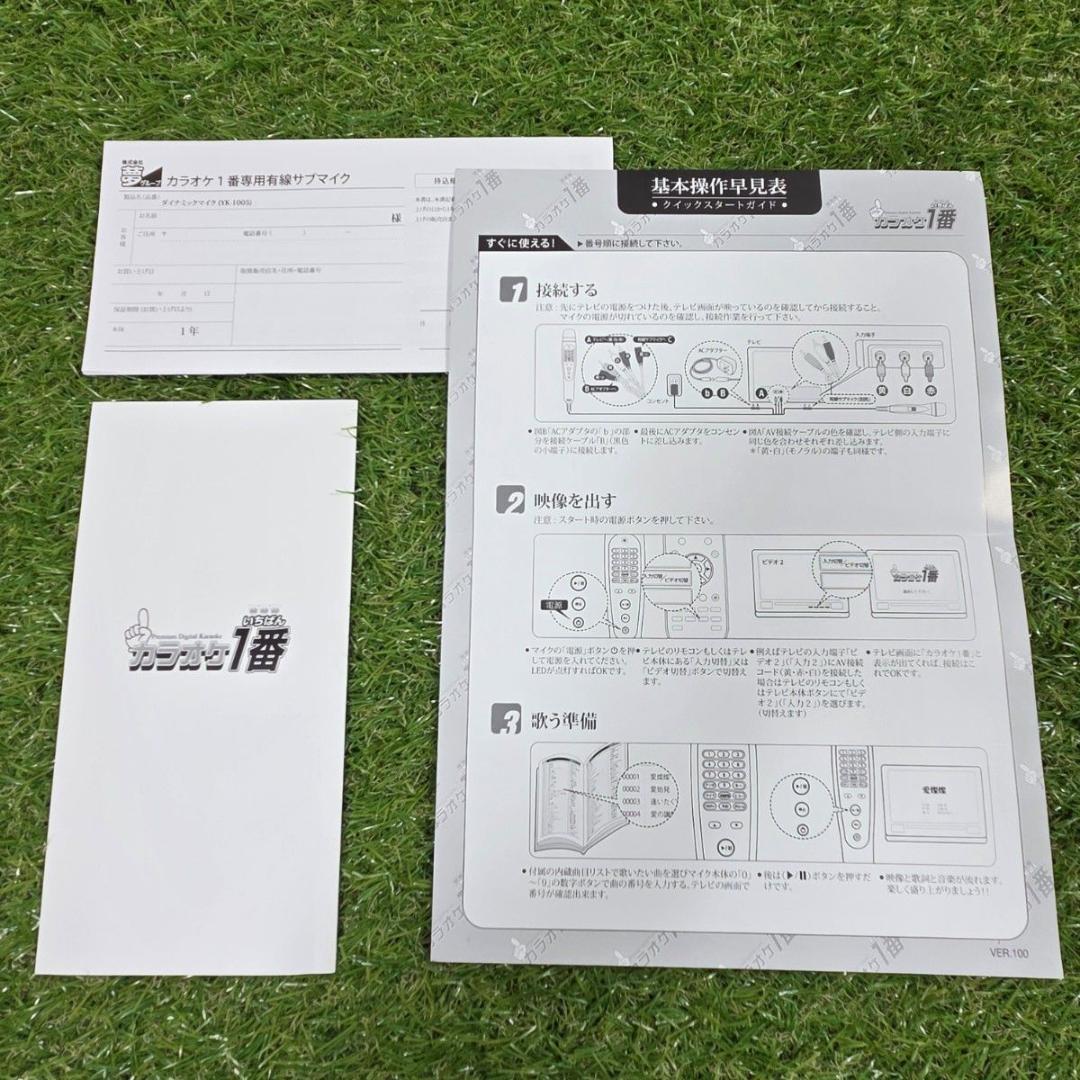 カラオケ一番 本体セット 専用有線サブマイク付き 家庭用 カラオケマイク