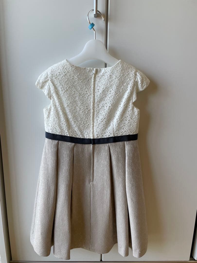 petit main ジャガードリボンOP＋衿つきJKセット　入学式　120