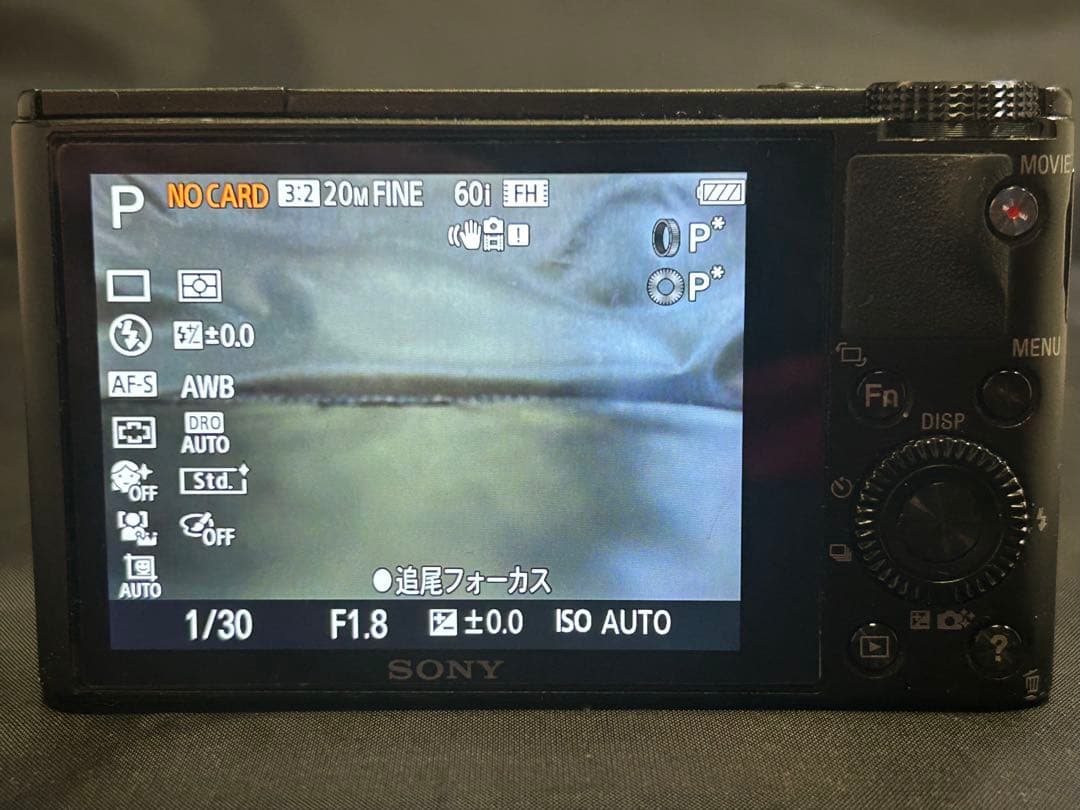 Sony コンパクトデジタルカメラ RX100 動作確認済み