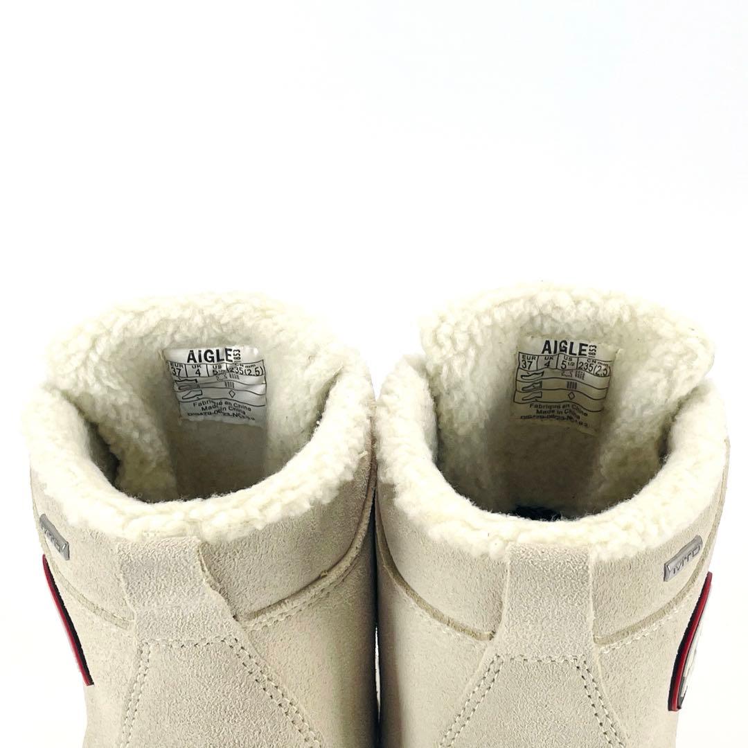 ほぼ未使用 スノー エーグル  AIGLE ブーツ 23.5 防水