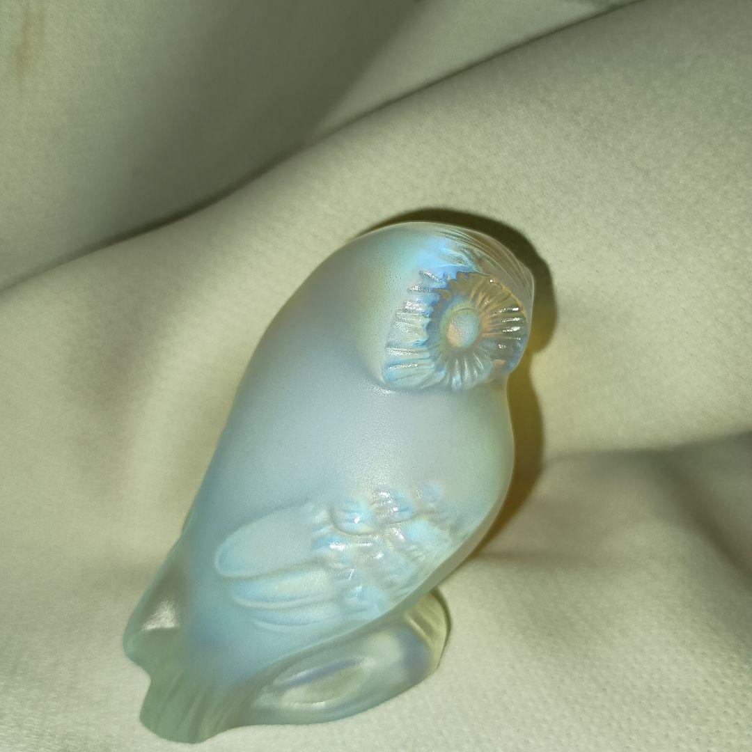 LALIQUEラリック　フロストガラス フクロウ 置物