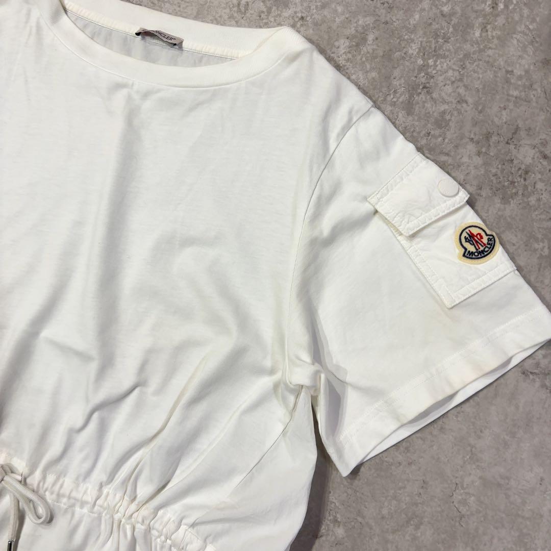 MONCLER ドローストリングTシャツ モンクレール　ペプラムTシャツ　正規品