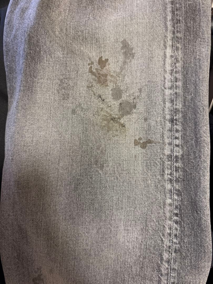 パンツ ANCELLM AGING DENIM STRAIGHT 5P PANTS