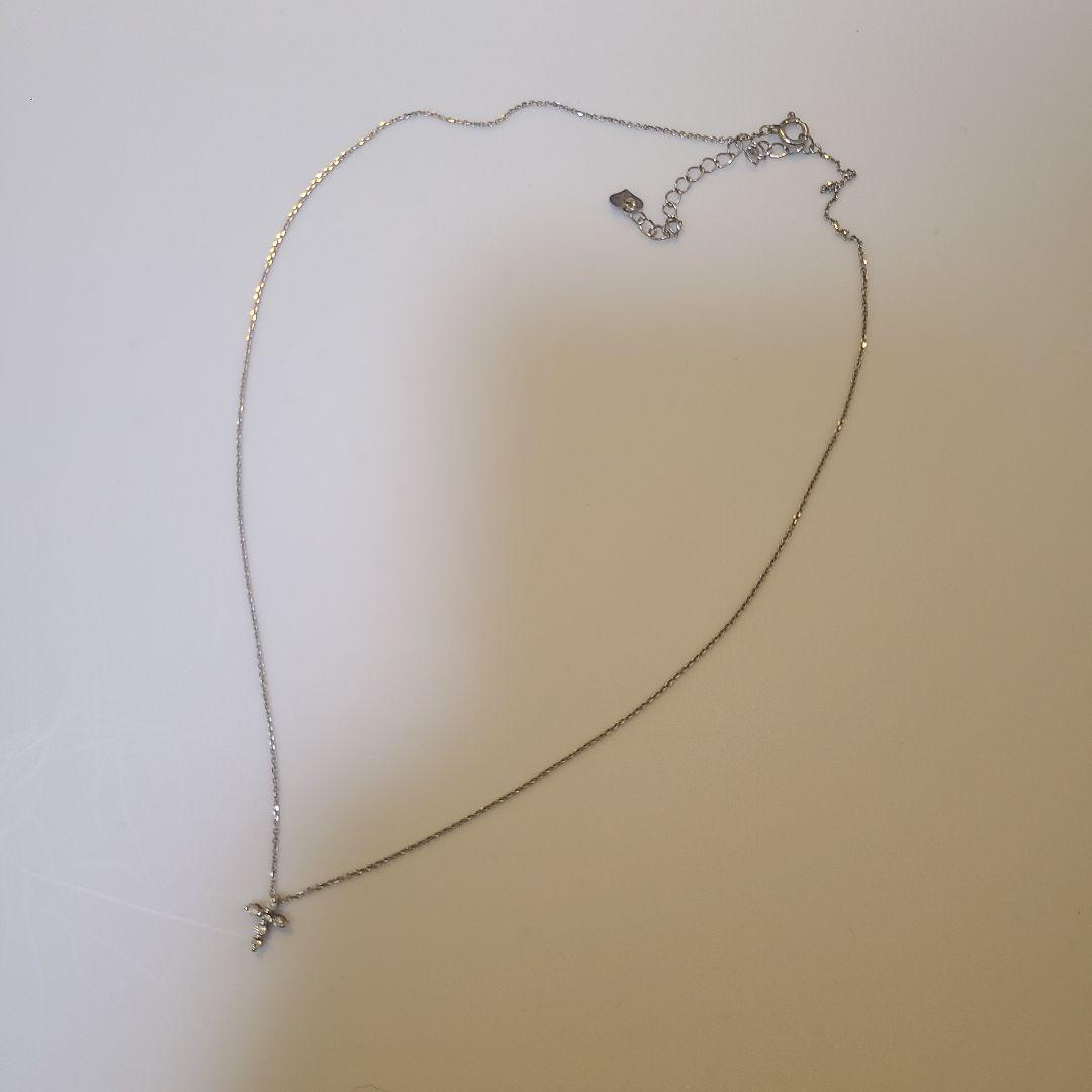 K10 ダイヤモンド クロス 十字架 ネックレス