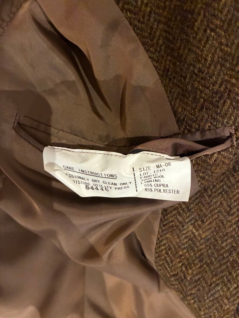 キングスウッド　ツイードジャケット ブラウン　M