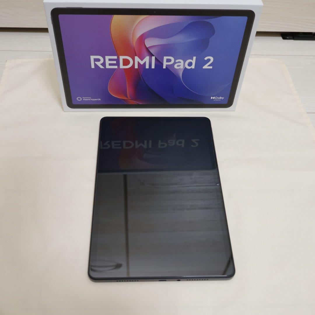 【美品】REDMI Pad 2 6GB/128GB純正カバー付き