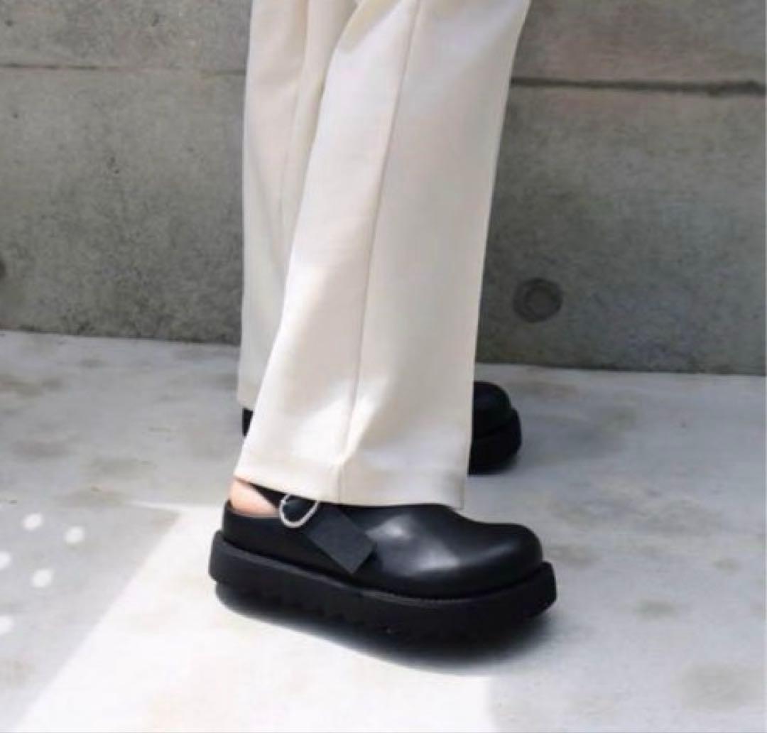 aere アエレeco leather sling back shoes