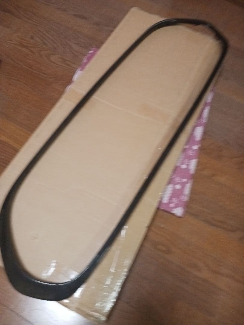 リアスポイラーとフロントトリムセット F55 F56 未使用品 ブラック