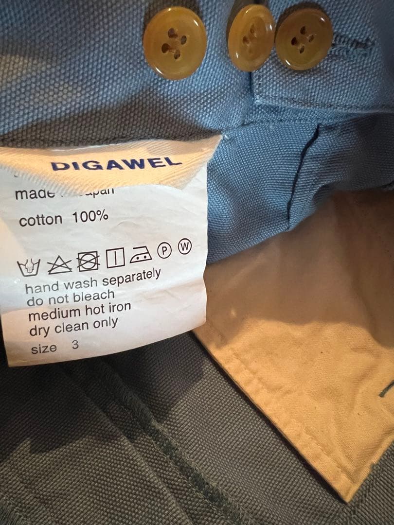 25ss MIN-NANO×DIGAWEL Doubleknee shorts