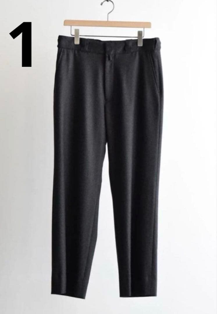 ヤ*ン様 comoli 24aw ウールフラノパンツ サイズ1