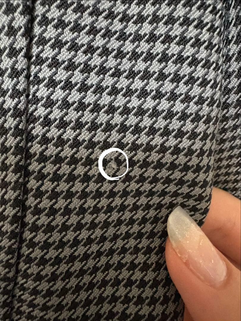 pium チュールエプロン付き丸襟ワンピース ミックス