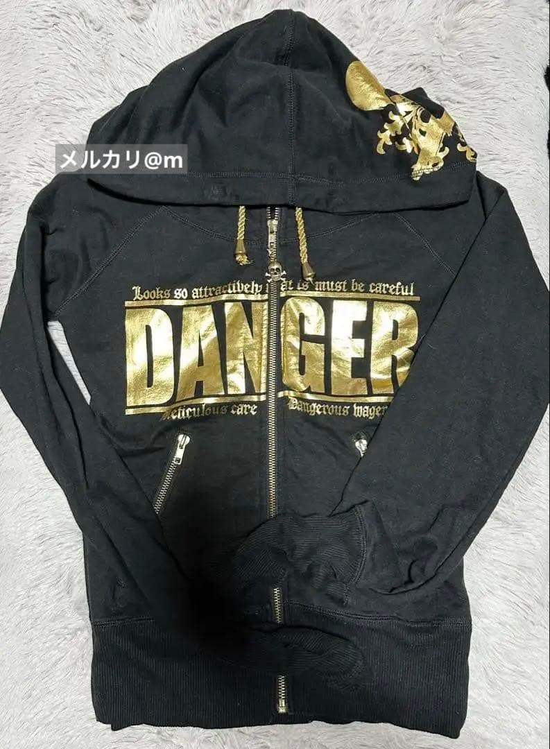 d.i.a. ゴールドロゴ パーカー　スカル ドクロ　GAL