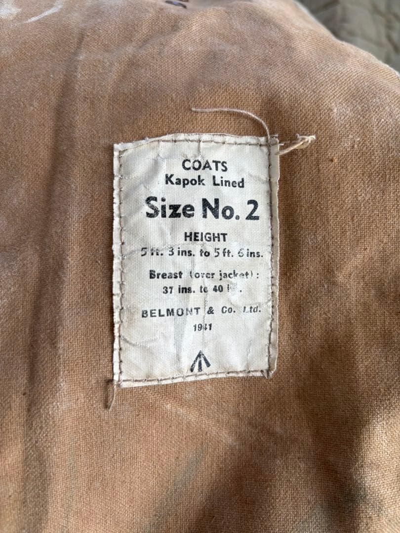 イギリス軍　kapok 40s