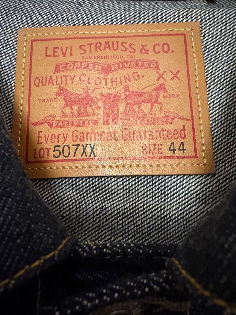 新品 リーバイス 507XX サイズ44 Tバック LVC 国内正規 2nd