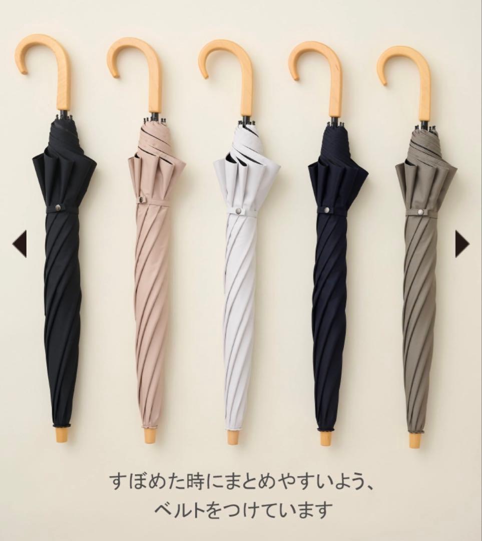 完売！サンバリア100 2段折/無地 折りたたみ日傘 ホワイト