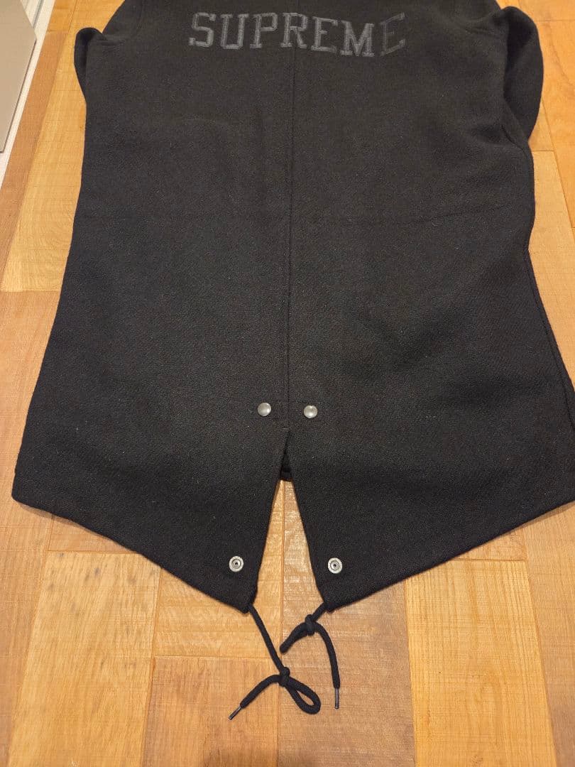 【美品】Supreme Wool Fishtail Parka 16AW M 黒