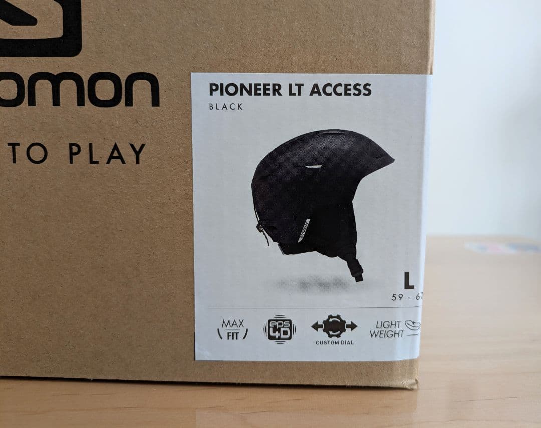 SALOMON PIONEER LT ACCESS ブラック L ヘルメット