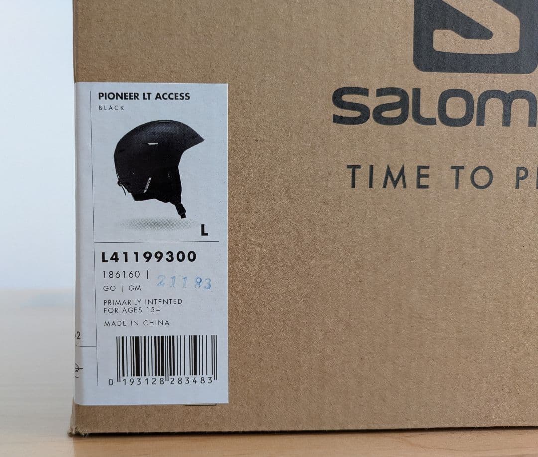 SALOMON PIONEER LT ACCESS ブラック L ヘルメット