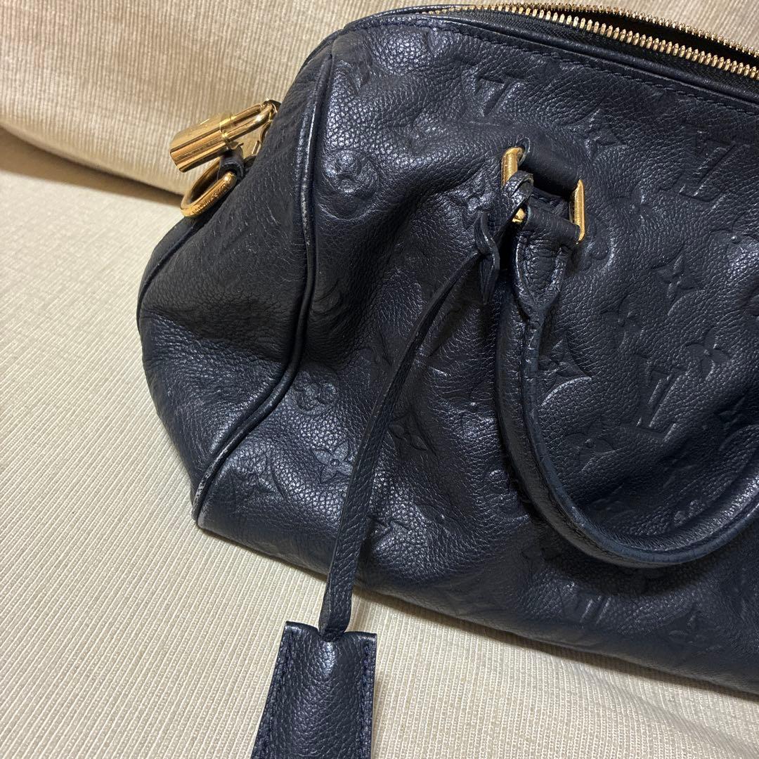 くぅ♡Louis Vuitton レザーハンドバッグ　アンプラント